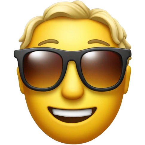 Eine Chilischote mit Sonnenbrille und Goldkette emoji