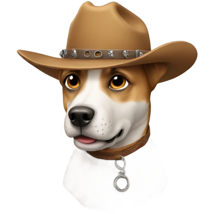 Dog dog dog dog cowboy emoji
