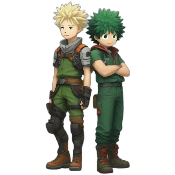 Deku et Bakugo emoji