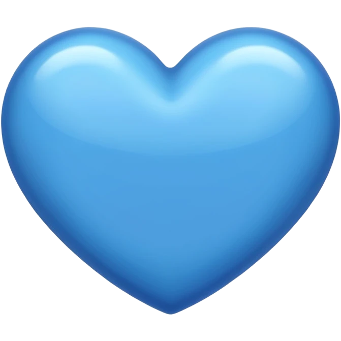 Bloo heart emoji