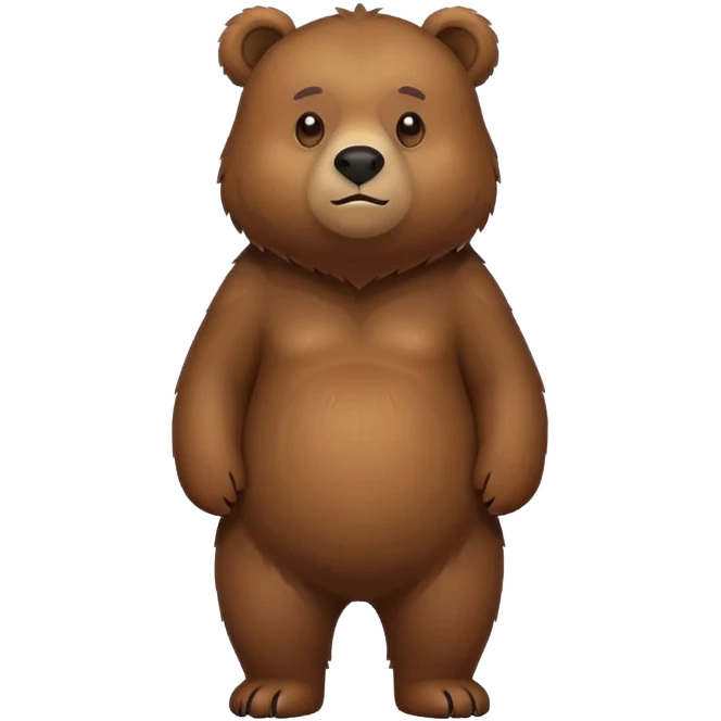 brown bear emoji