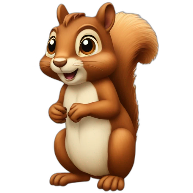 squirrel thought about it eyes up emoji