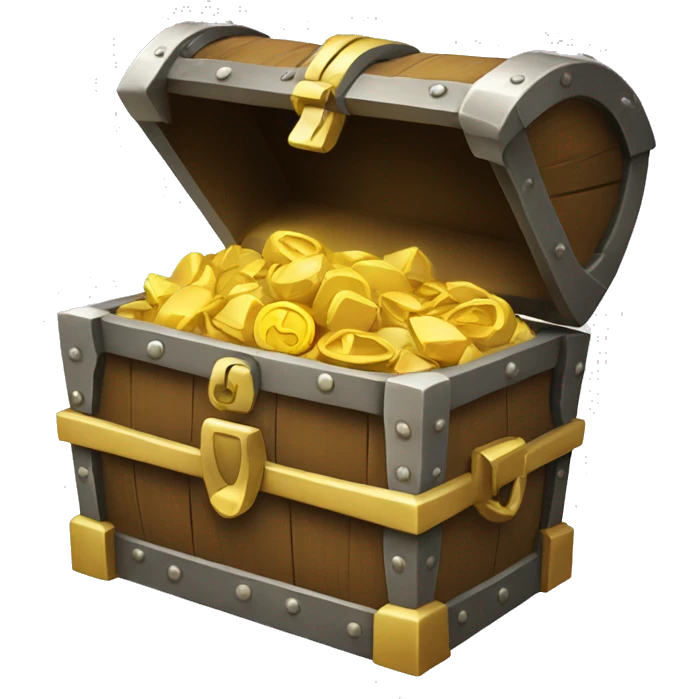 treasure chest emojs getting out of it emoji