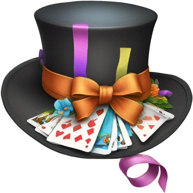 mad hatter tophat emoji