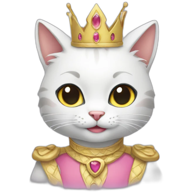 cat princess emoji
