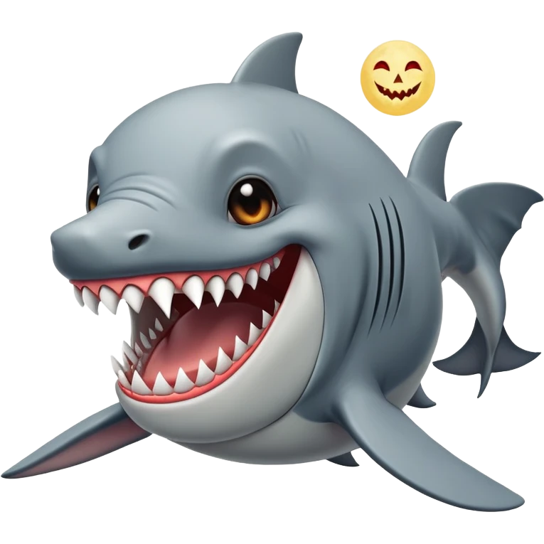 Devil elephant shark moon bald  emoji