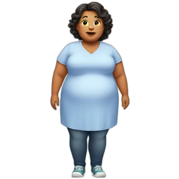 Chubby mom emoji