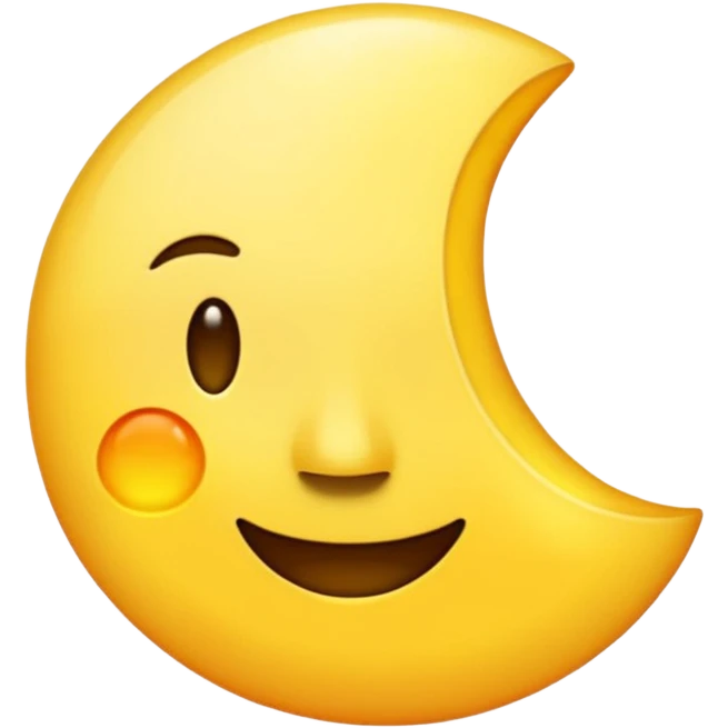 HALF MOON SHINING WITH flashes emojis  emoji