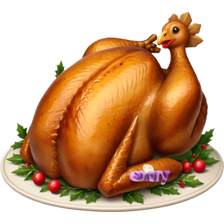 dinde de noël emoji