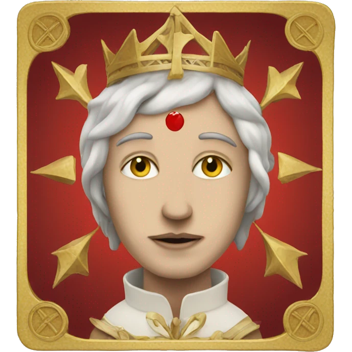 Red tarot card emoji