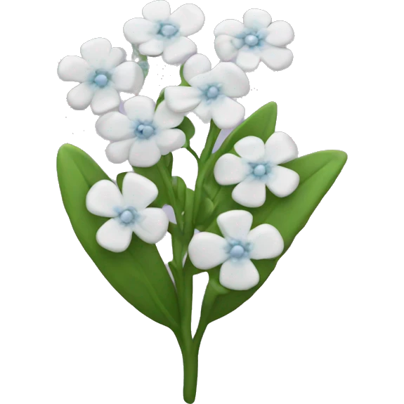 Baby’s breath flower emoji
