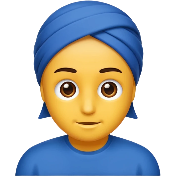 Saçları omuzlarında bir kız tasarla emoji