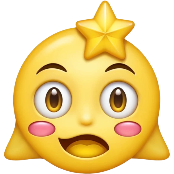 A emoji drooling with star eyes emoji