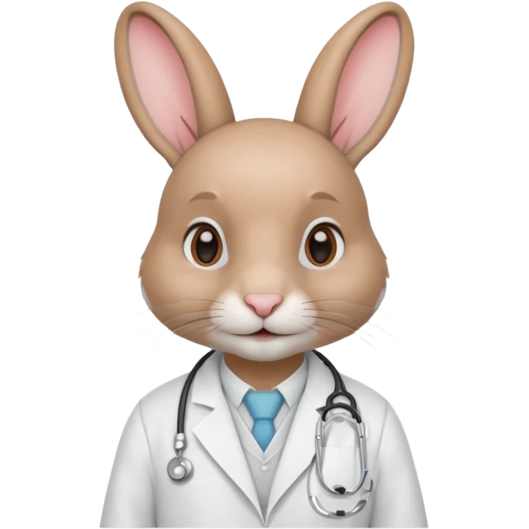 rabbit doctor emoji