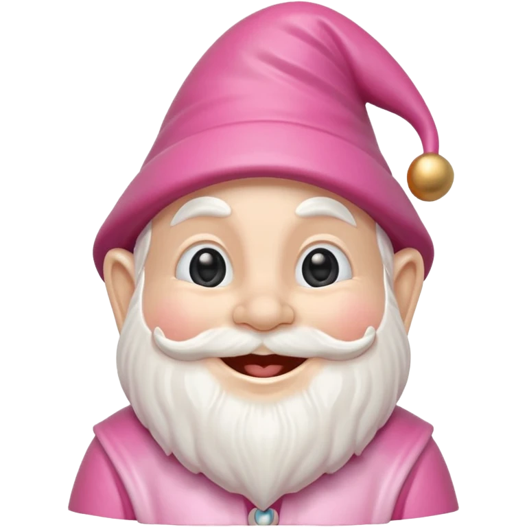 garden ornamental gnome pink emoji