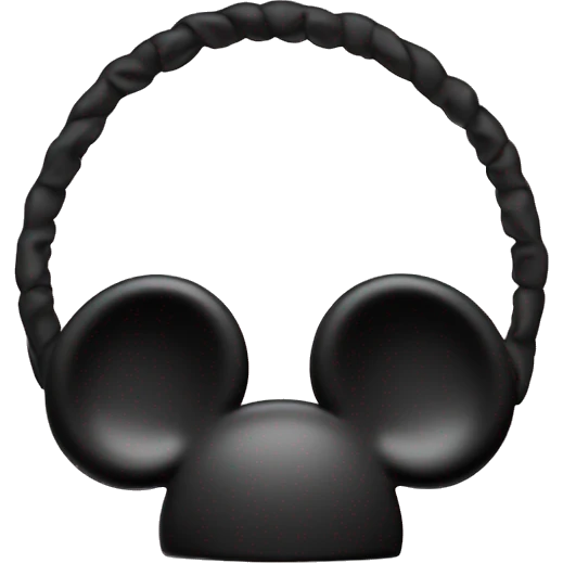 mickey ears headband emoji