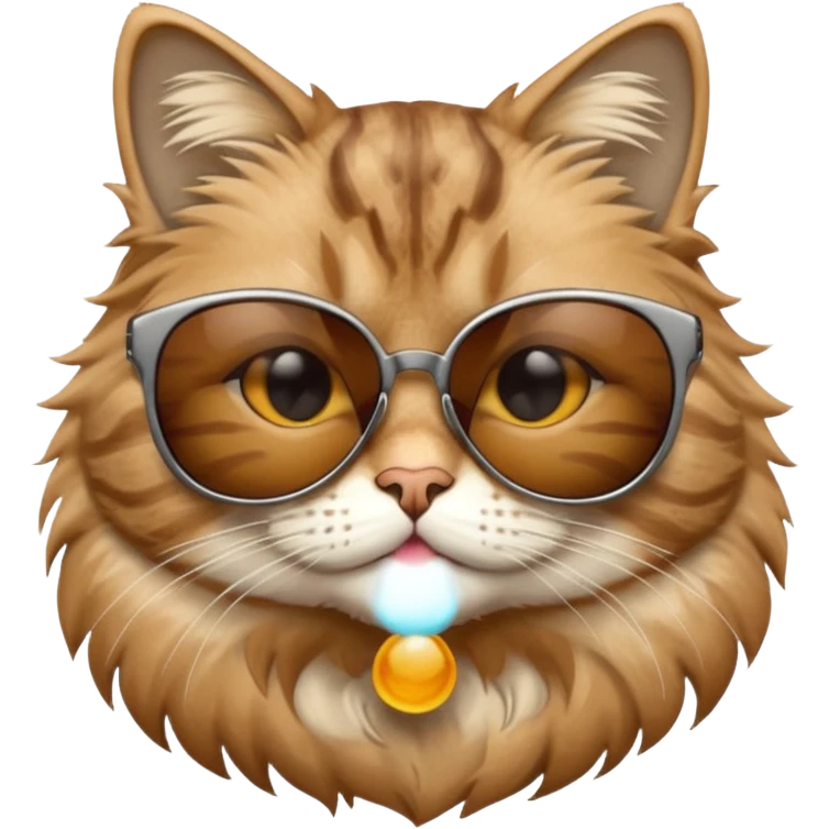 Cat wearing sunglasses emoji
