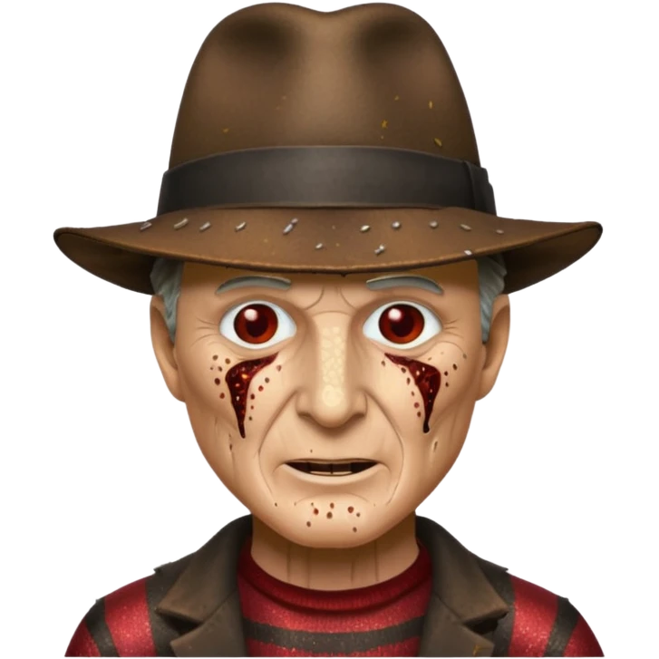 glitter freddy krueger emoji