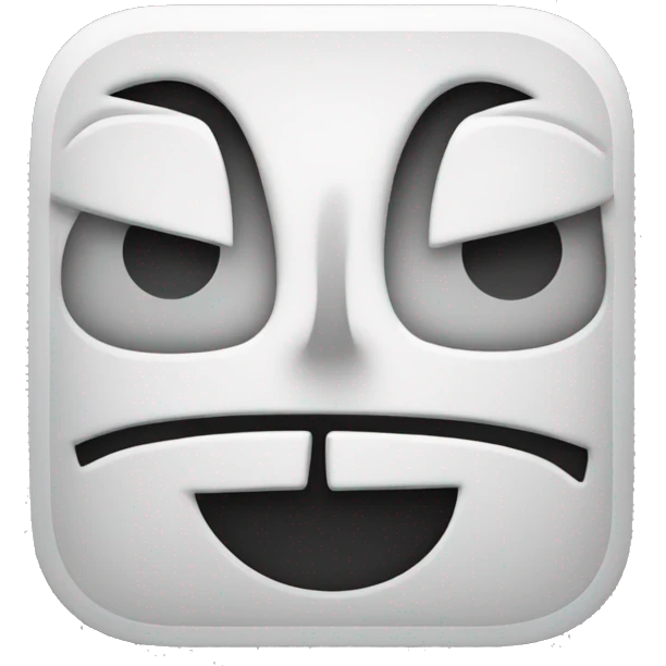 Frutiger iOS 6 Geometry Dash icon emoji