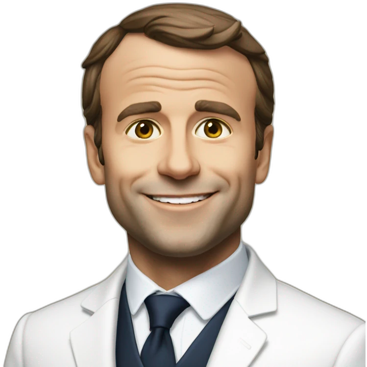macron is joy emoji