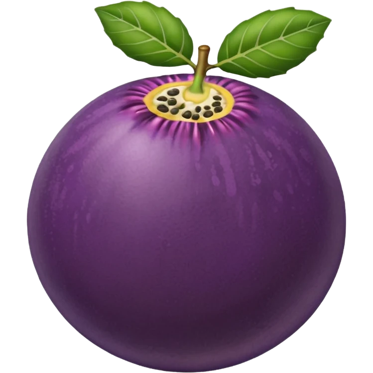 Create a passion fruit emoji emoji