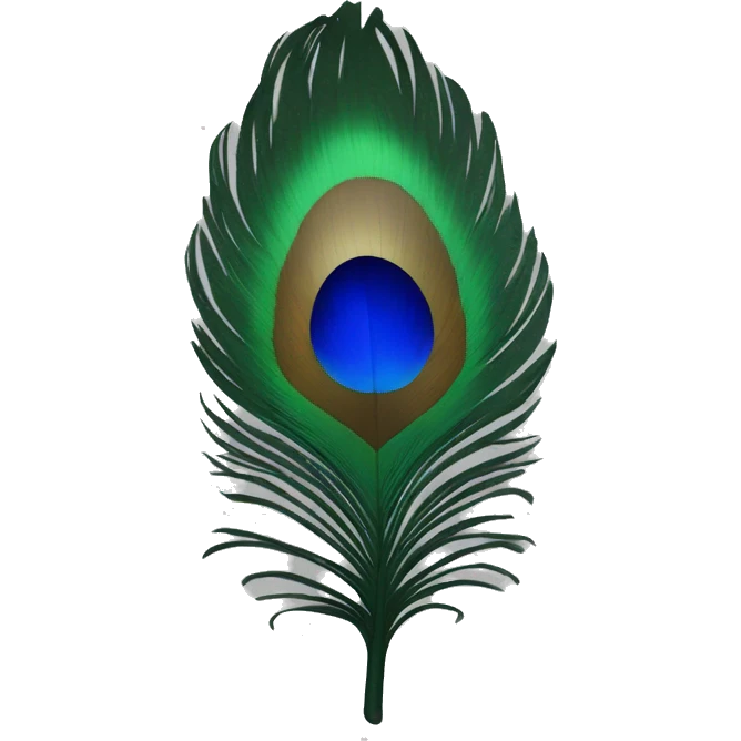 peacock feather emoji