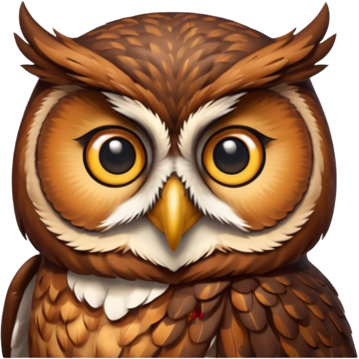 writing owl emoji