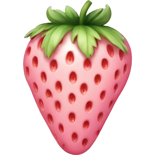 pastel pink strawberry emoji