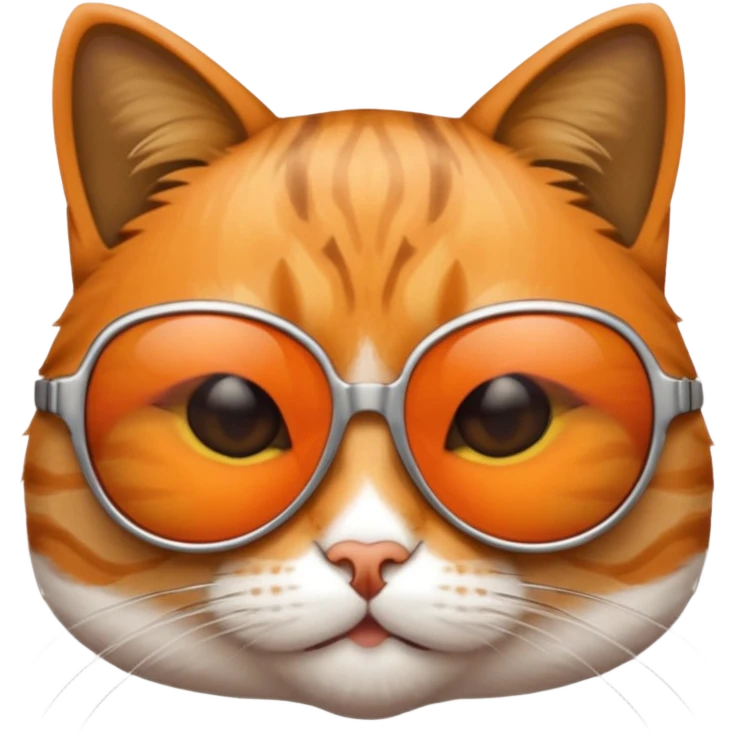 Cat wearing sunglasses emoji