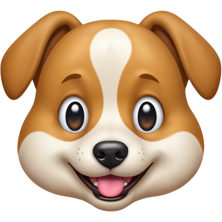 Cinematic Comical Domestic Dog Portrait Emoji, Head tilted dramatically with an exaggeratedly amused expression, featuring a striking coat with a playful glimmer and wide, expressive eyes brimming with humorous disbelief, Simplified yet hilariously expressive features, highly detailed, glowing with a slightly sassy glow, high shine, dramatic yet playful, stylized with an air of cheeky mischief, soft glowing outline, capturing the essence of a spirited and over-the-top dog that looks ready to side-eye its way into internet fame instantly! emoji