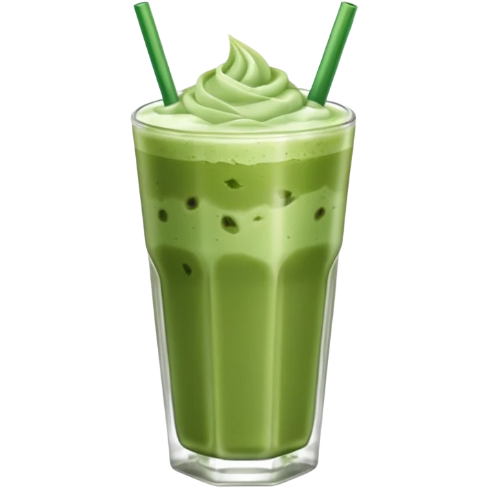 iced matcha latte emoji