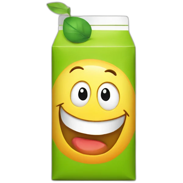 fruit juice carton emoji