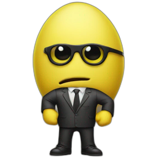 banana spy guy emoji