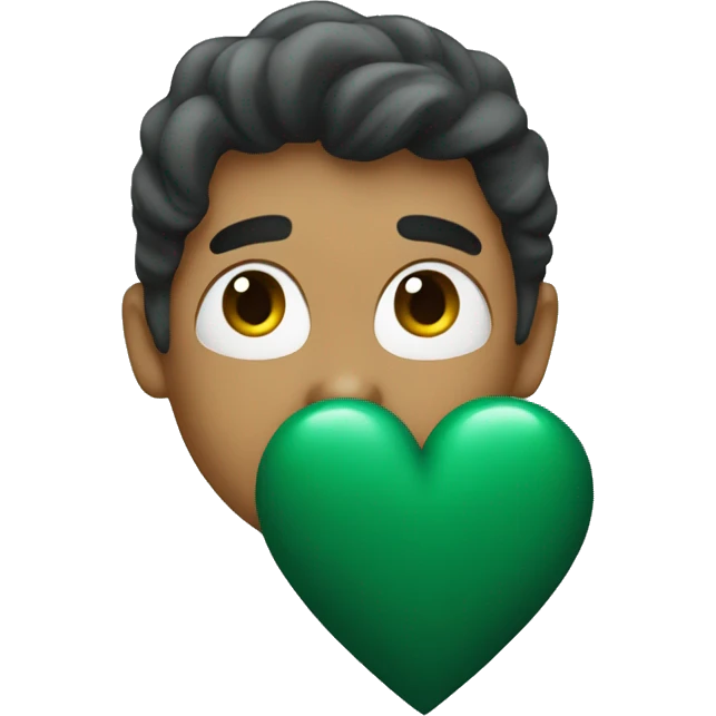 dark green heart emoji