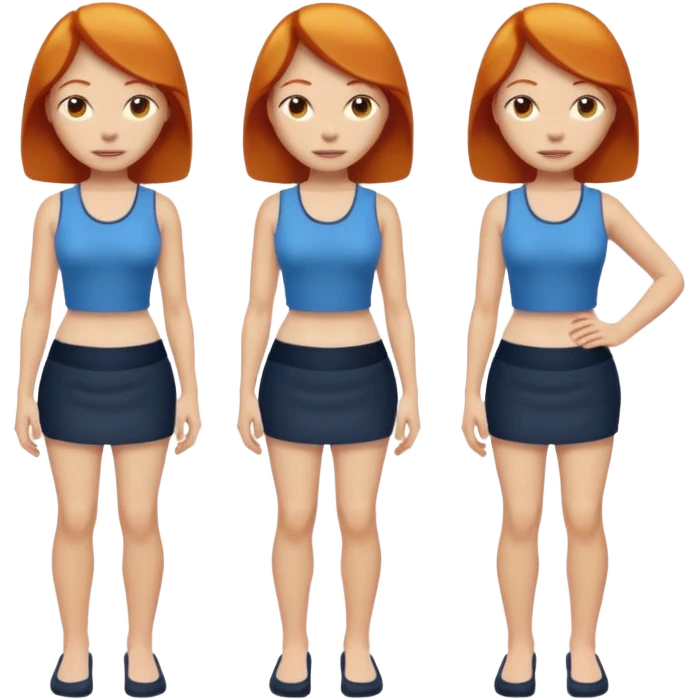 ginger woman posture emoji