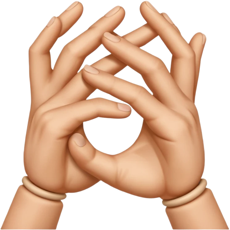 two hands gesturing a strangling an invisible subject emoji