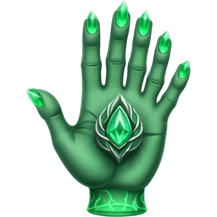 green hand icon from Skyrim emoji