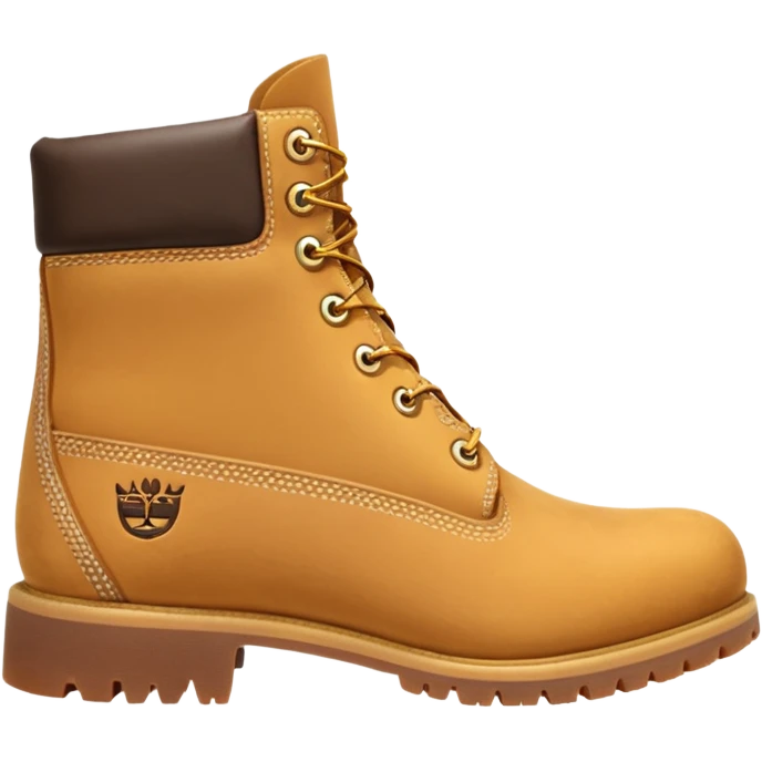 Сделай пару ботинок Timberland в классической расцветке emoji