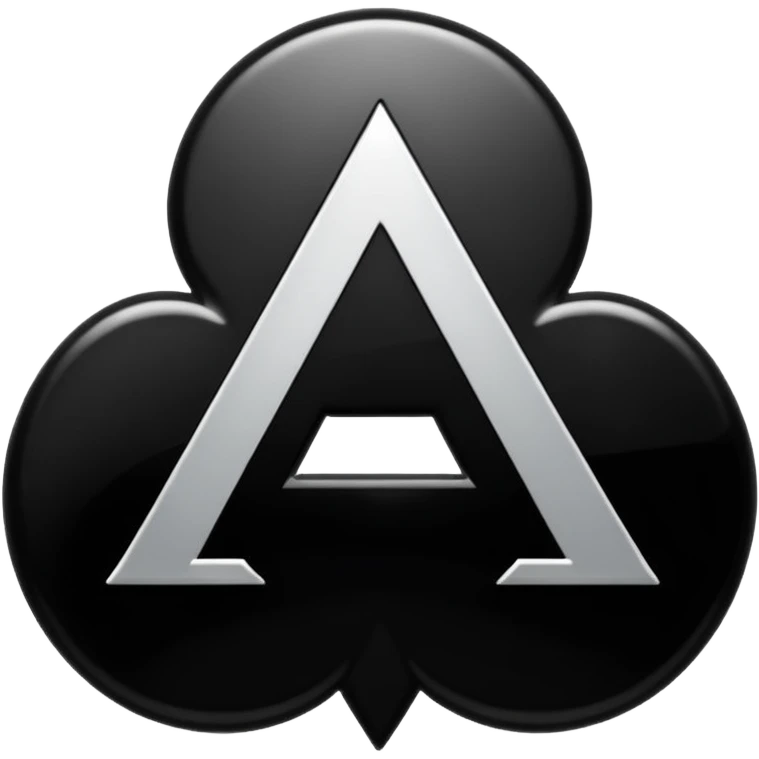 ace symbol (color black) emoji