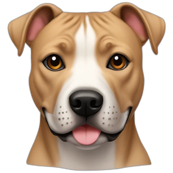 biege staffy emoji