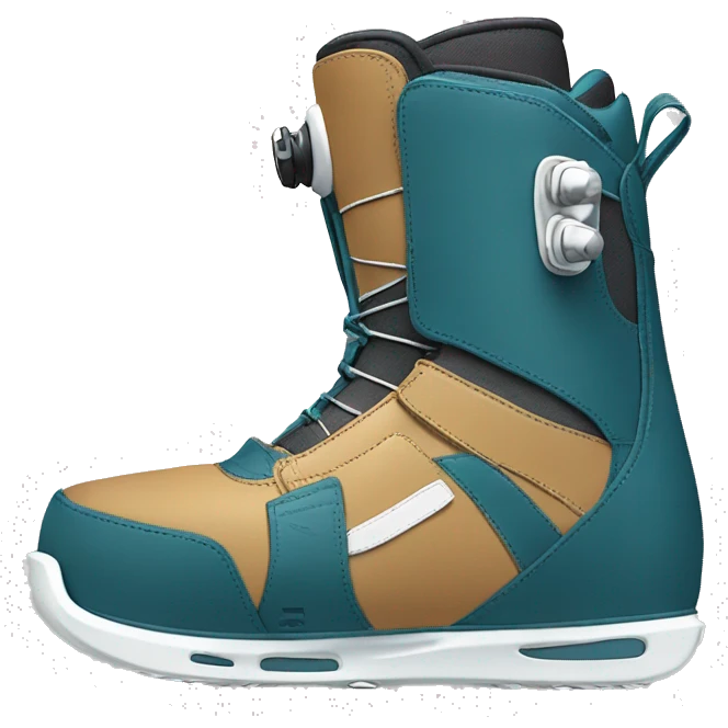 snowboarding boot, burton, boa emoji