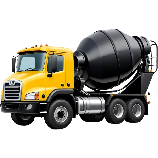 Cement Mixer - Mack Granite (Model Year: 2022) (Iconic colour: Yellow and black) emoji