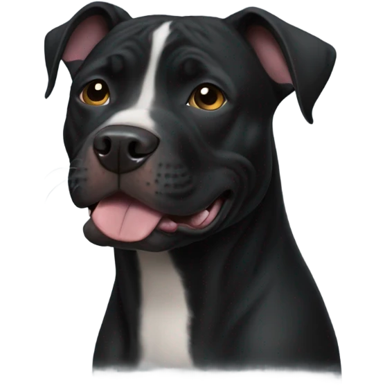 black pitbull  emoji