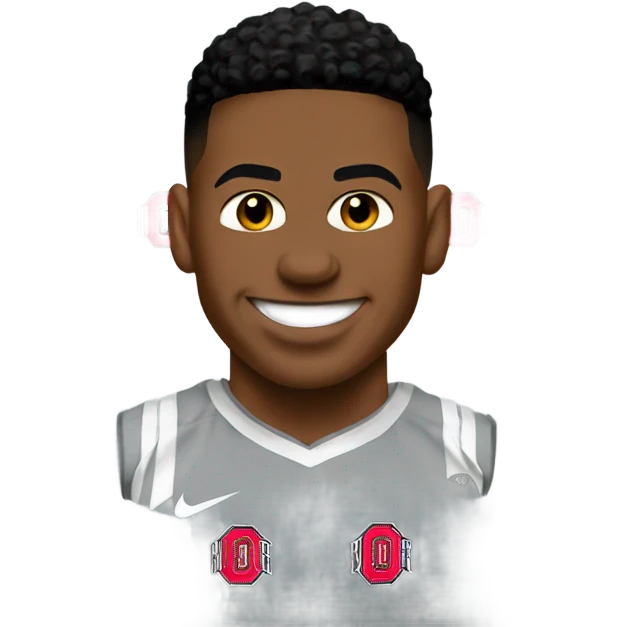 Giannis with a Ohio state logo emoji