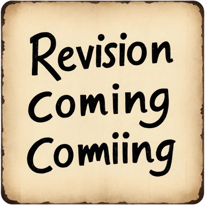Sign saying REVISION COMING spell correctly emoji