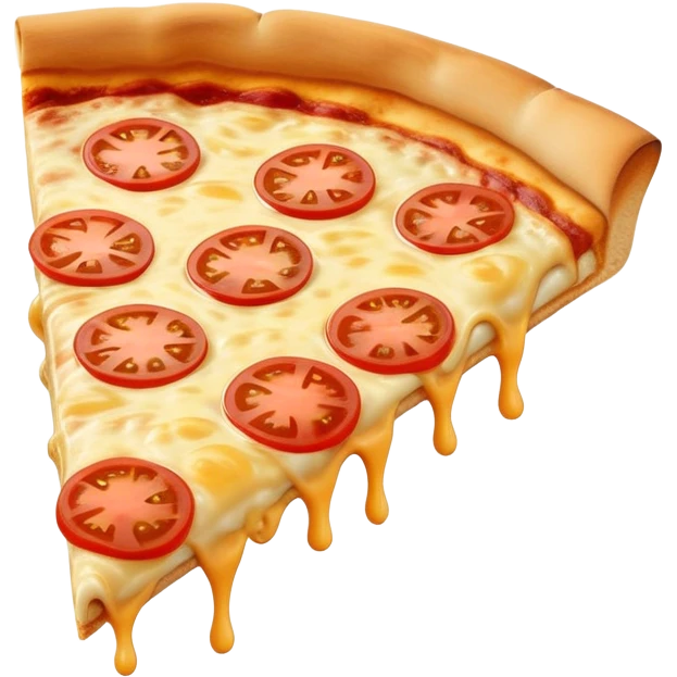 New York slice of cheese pizza without pepperoni  emoji