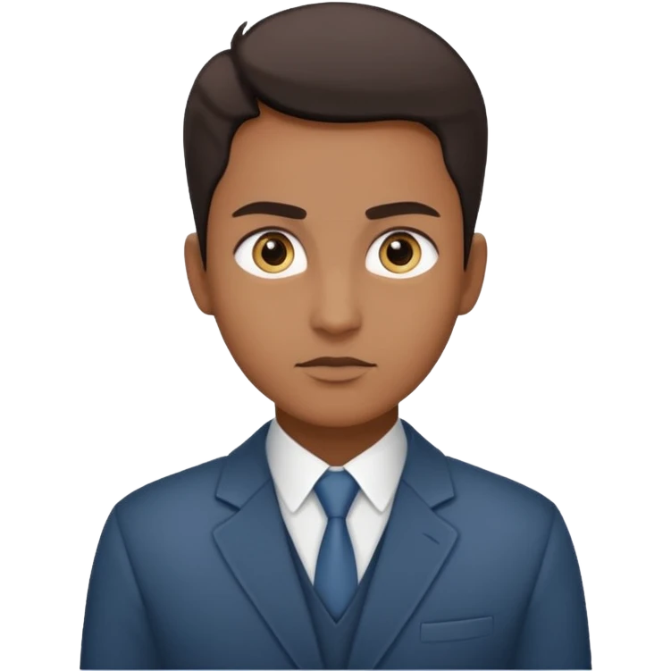 person standing confidently, eyes fixed on the horizon, representing ambition emoji