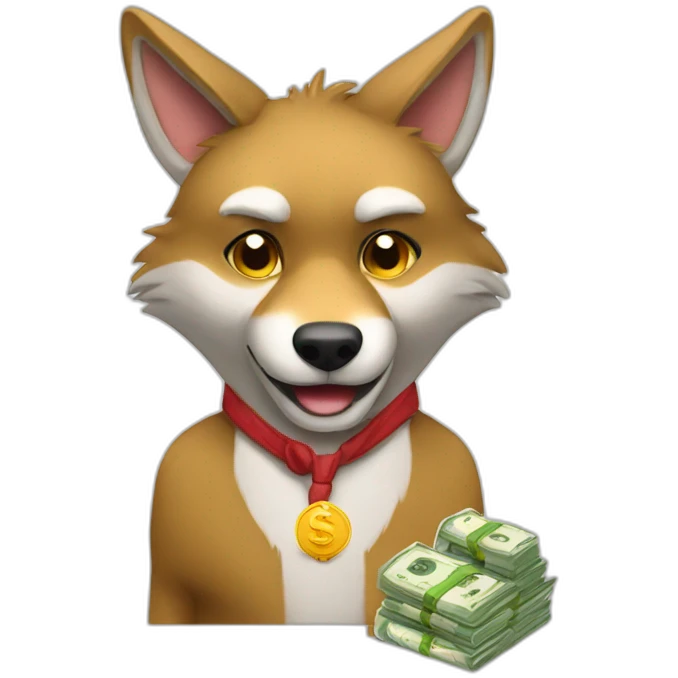 coyotecoyote with money emoji