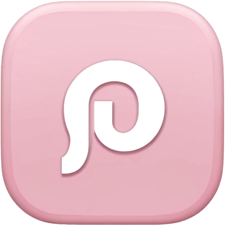 pink Pinterest emoji