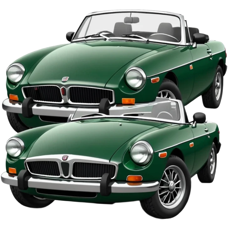 1977 British racing green Mgb roadster chrome bumper wire wheels reg plate YGR 151R  emoji